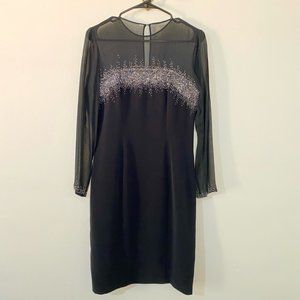 Elegant beaded cocktail dress